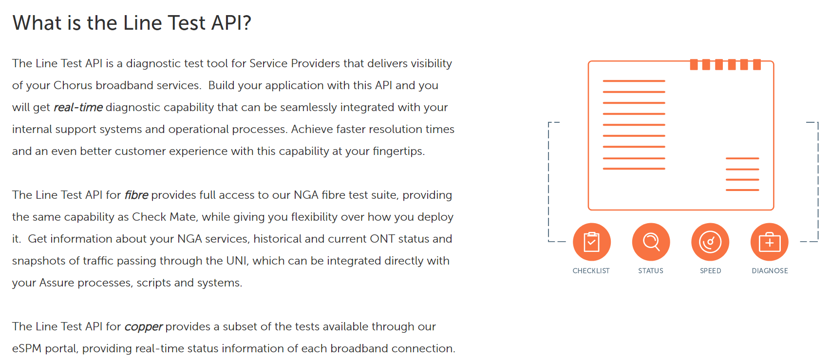 Line Test API 