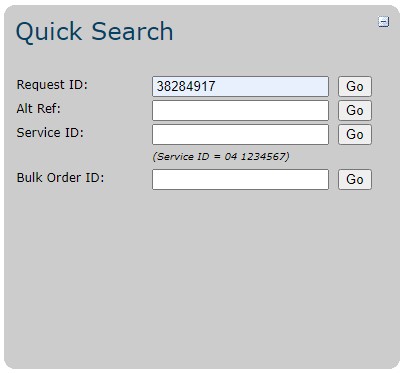 quick search